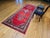 1900 - 1909 Vintage Persian Hamadan Wide Runner, Hand-Knotted Wool, Open Field Geometric Pattern, Red & Ivory. 4x10 For Sale - Image 5 of 18