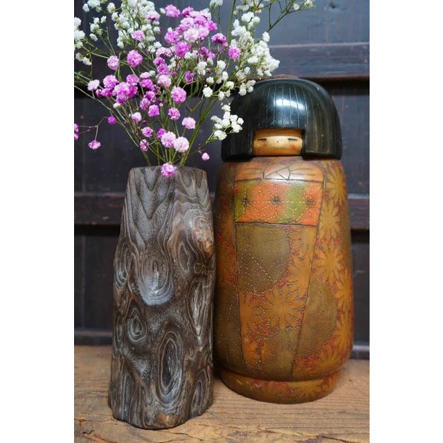 Vintage Sosaku Kokeshi by Inosuke Kobayashi, Japan, 1960s For Sale - Image 6 of 12