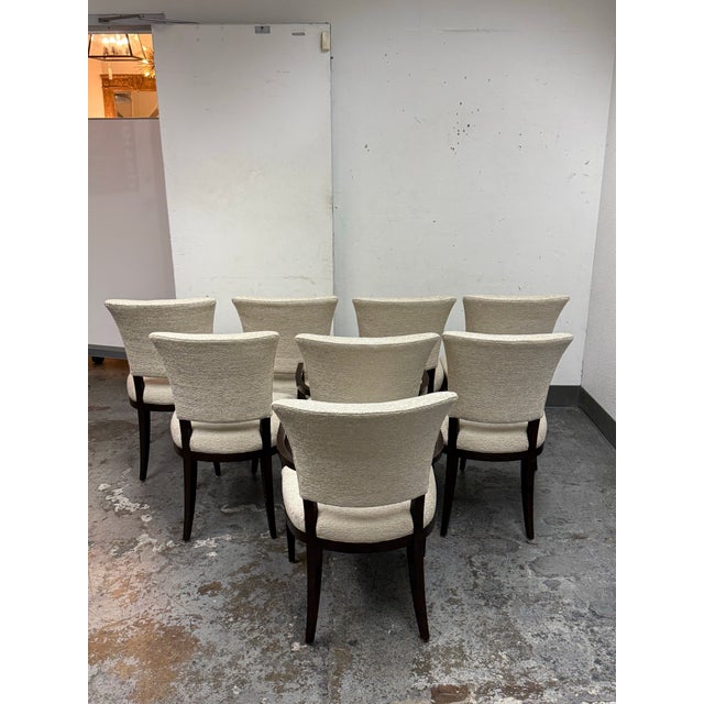 2010s Armani by Nancy Corzine Venus Dining Chairs, Set of Eight For Sale - Image 5 of 12