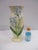 Vintage Blue Iris Art Pottery Vase For Sale - Image 11 of 11