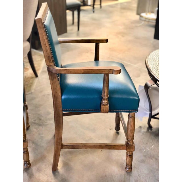 These are u inquest barstools with a pop of color!