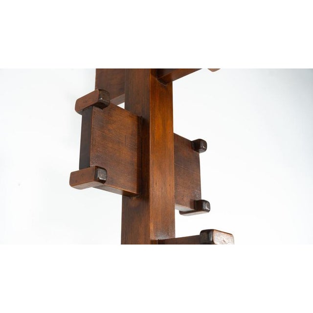 Mid-Century Modern Coat Rack attributed to Giuseppe Rivadossi, Italy, 1970s For Sale - Image 4 of 12