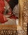 Wood 1900s 42" Signed William Henry Hyde Ana Gilded Age Oil Portrait, Socialite in Red Cloak and Ostrich Fan, Antique Gold Frame, Museum Quality For Sale - Image 7 of 18