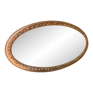 Vintage j.a. Olson Gold Gilt Wall Mirror (40w X 22h) - Hollywood Regency" For Sale