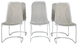 Cantilever Wire Chairs by Gastone Rinaldi, 1970s, Set of 6
