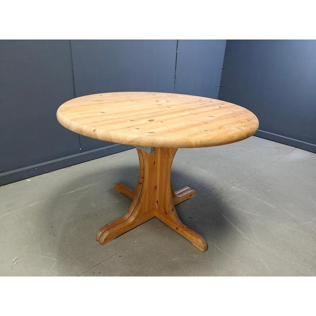 Pine Wood Dining Table by Rainer Daumiller, 1970s For Sale - Image 6 of 12