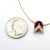 Red Late 20th Century Fabrege Diamond Tulip Red Enamel Pendant Necklace For Sale - Image 8 of 10