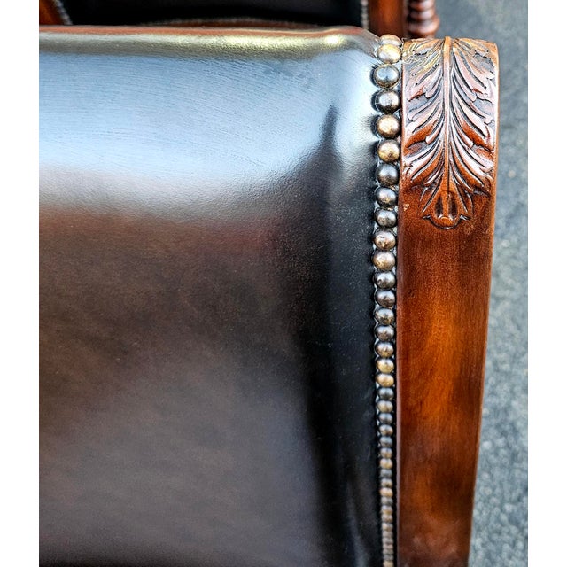 Set of 12 Theodore Alexander Co. Carved Renaissance Revival- Style Mahogany Dining Chairs For Sale - Image 10 of 12