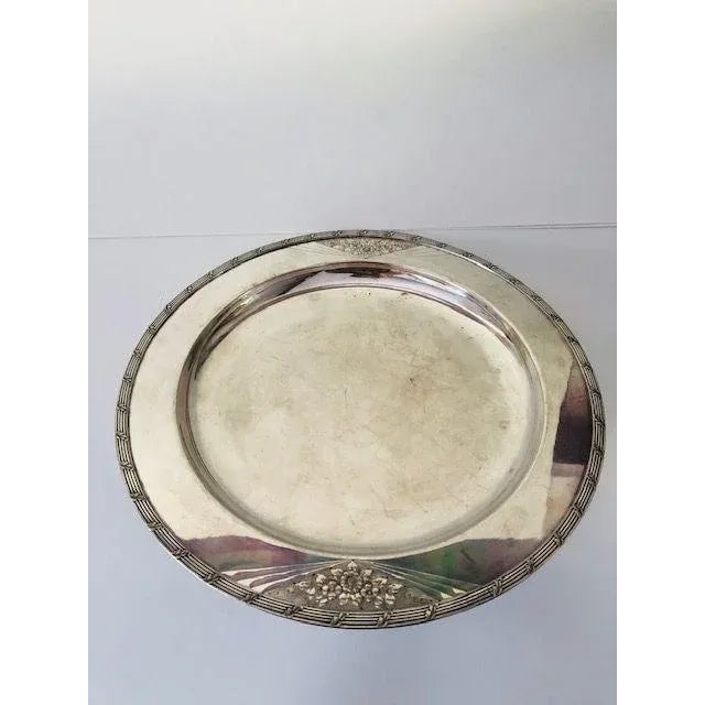 Vintage International Silver Company Barbour s.p. Co. Serving Tray For Sale In New York - Image 6 of 6