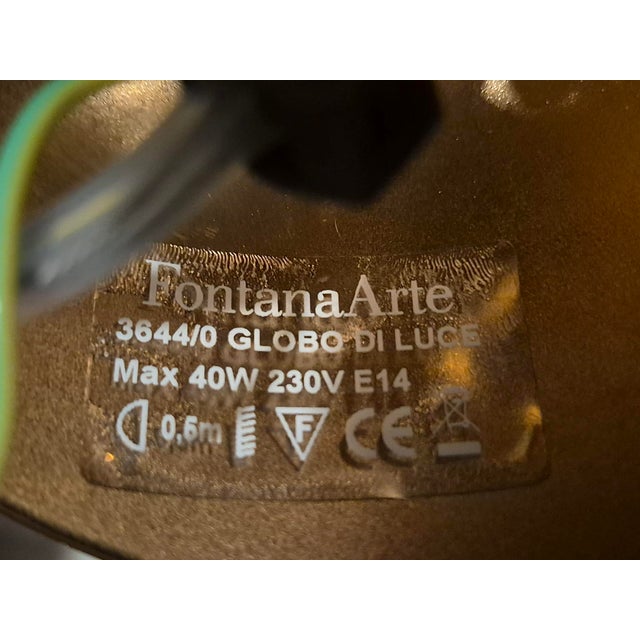 Fontana Arte Globe Light from Fontana Arte, 2010s For Sale - Image 4 of 7