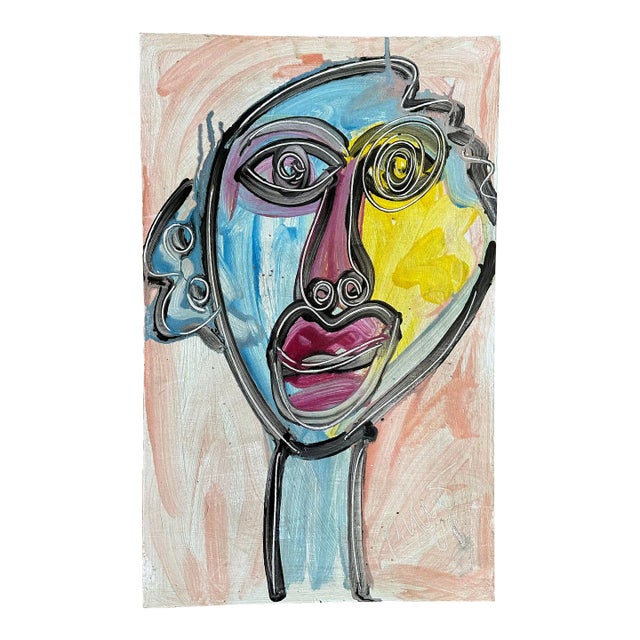 Titled Original 1964 Peter Keil Painting For Sale