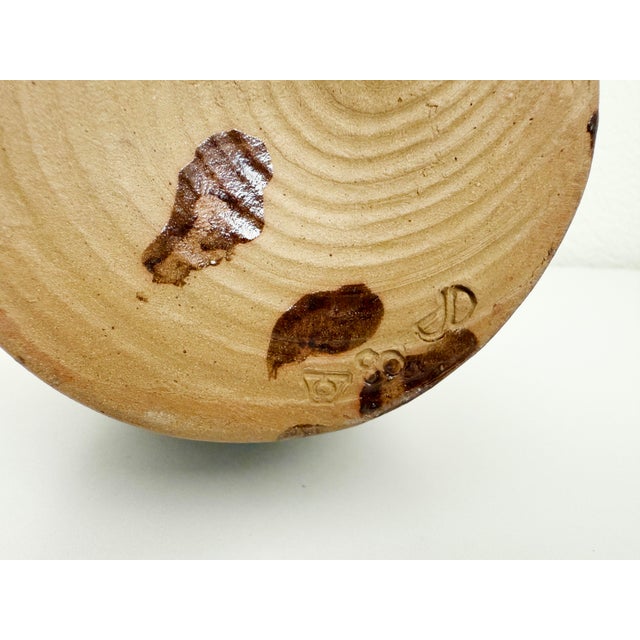 Vintage Stoneware Jug, Signed For Sale - Image 11 of 11