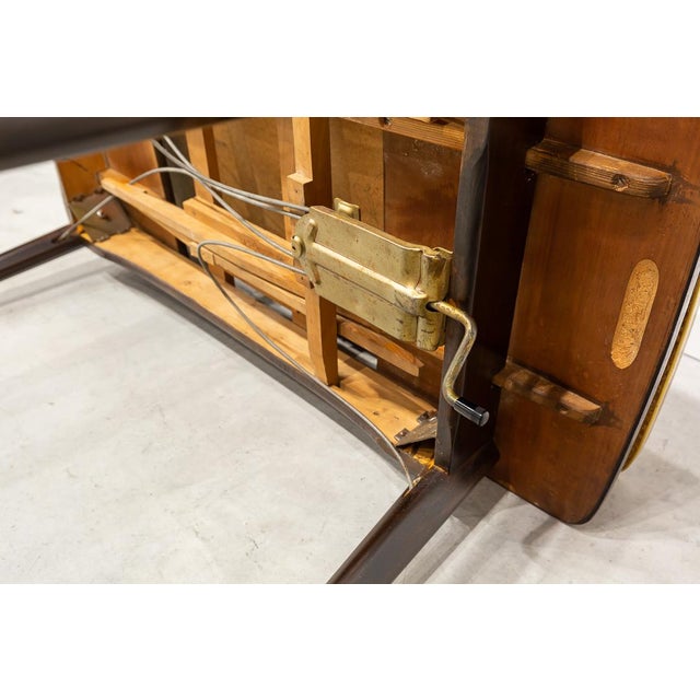 Metal Coffee or Dining Table with Adjustable Height, 1960s For Sale - Image 7 of 11