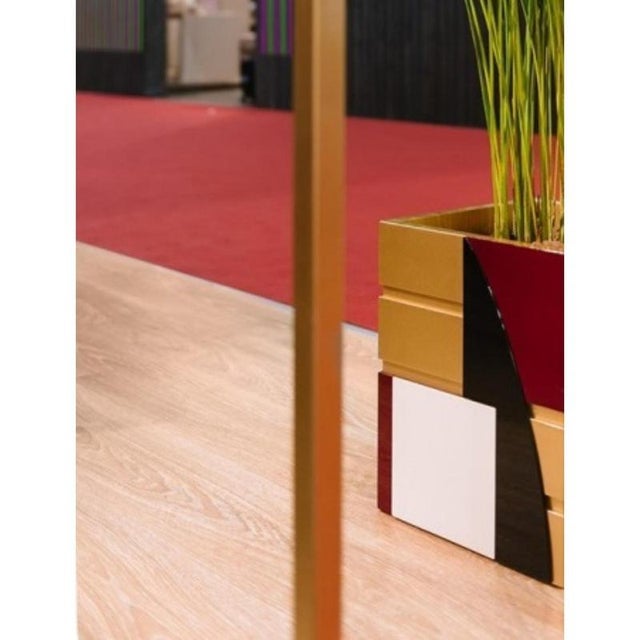 Metal Divina Floor Pot in Powder-Coated Aluminum by Altreforme For Sale - Image 7 of 8