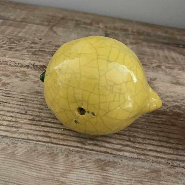 Italian Ceramic Pomegranate (Only) For Sale - Image 9 of 11