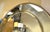 1970s Venetian Arch Shaped Beveled Glass Brass Wall Mirror Hollywood Regency For Sale - Image 10 of 14