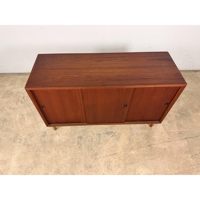 Brown Chest of Drawers in Teak by Kajsa & Nils Nisse Strinning for String, 1960s For Sale - Image 8 of 18