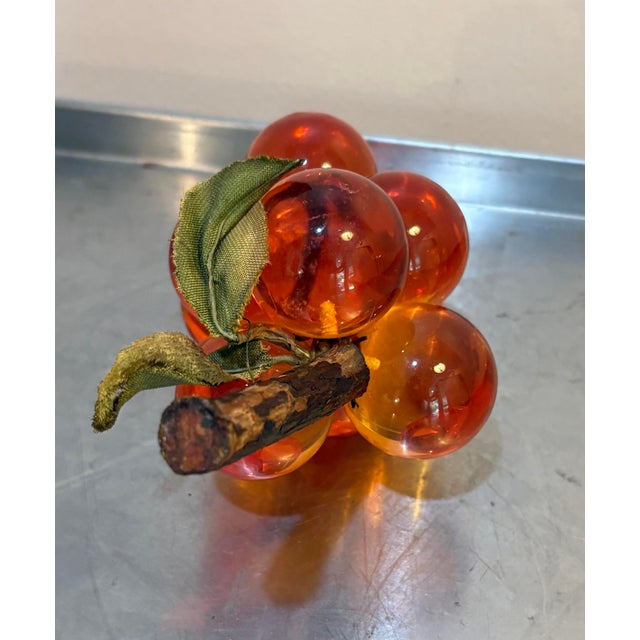Mid-Century Modern 1970s Lucite Grape Bunch For Sale - Image 3 of 4