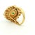 1970s Italian 18k Gold Gia Jadeite & Diamond Ring For Sale - Image 12 of 15