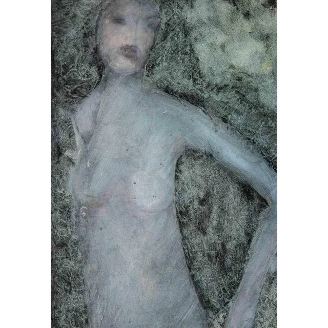 Oil on paper realized by Luigi Granetto in 1998. Hand signed. Includes a wooden frame realized by the artist cm. 50x40...