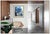 The artwork here, "Santangelo", is a wonderful depiction of a beautiful female ascending the rocky stairs to a home, that...