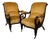 19th Century Antique English William IV Mahogany Armchairs, Set of 2 For Sale