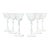 1940s Cambridge “Lucia” Etched Liquor Cocktail Cordial Wine Glass - Set of 6 For Sale