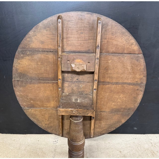 Georgian Oak Tilt Top Table, 1820 For Sale - Image 6 of 8