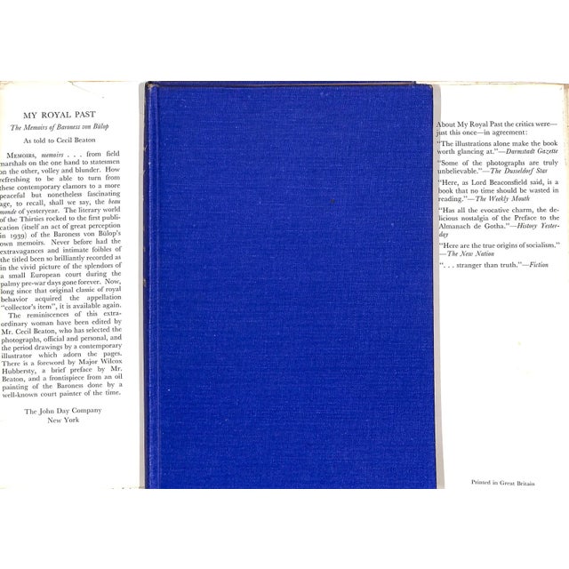 VON BULOP, Baroness [105] pp. The John Day Company 1960 Revised Edition 8 5/8" x 5 3/4" Cecil Beaton's entertaining novel...