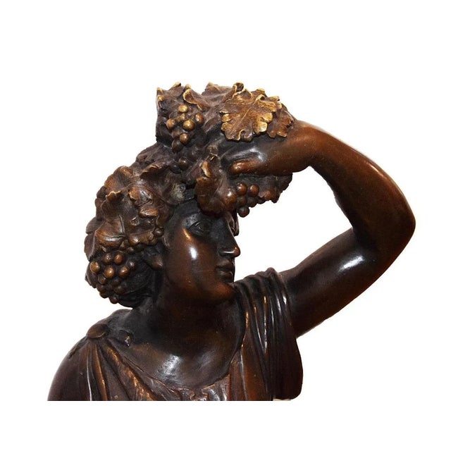 Follower of Bacchus - Bronze Sculpture by Unknown Italian Artist Late 1800 Late 1800 For Sale - Image 4 of 5