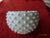 White Hobnail Milk Glass ashtray or small candle holder. Used as a decorative object, only, in a non-smoking household....