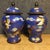 Pair of Small Chinese Cloisonné Enamel Crane & Cloud Jars With Lids - 8" Tall For Sale - Image 4 of 9