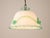Glass Antique Murano Glass Pendant Light Arsenic Jade Light Green Opaline For Sale - Image 7 of 14