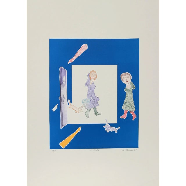 Rustic Mireille Kramer, La Puite, Etching For Sale - Image 3 of 3