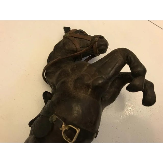 Leather Horse Figurine, 1950s For Sale - Image 4 of 18