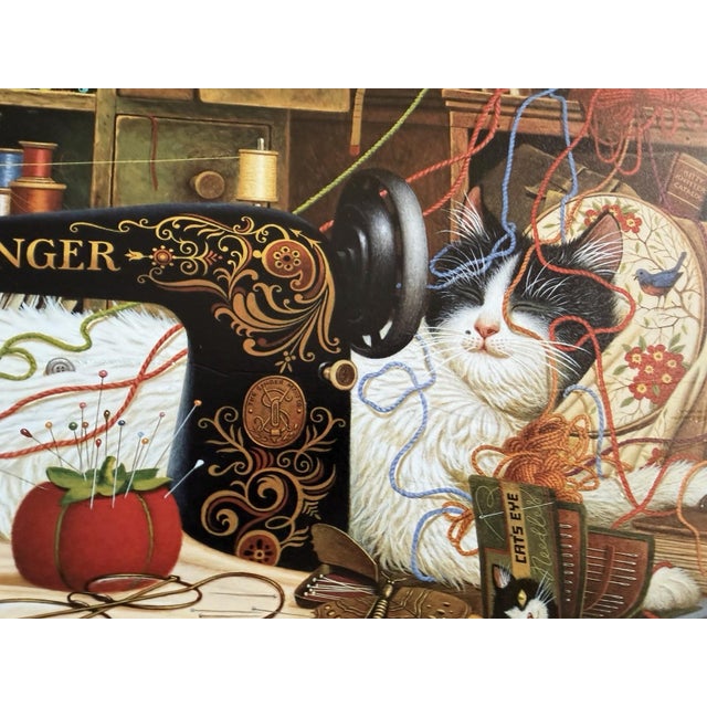1990s 1990s Charles Wysocki Signed/Numbered Print "Maggie the Messmaker" For Sale - Image 5 of 10