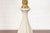 Ivory Lenox Lighting by Quoizel Hollywood Regency Porcelain and Brass Table Lamps, Pair For Sale - Image 8 of 13
