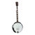 Vintage Lyle 5-String Resonator Banjo With Eagle Inlay & Original Hardware For Sale