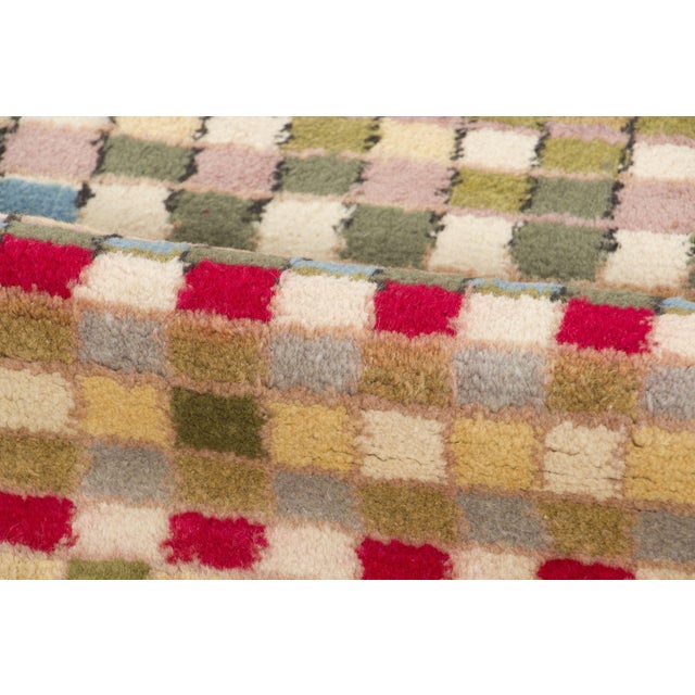 Vintage Turkish Wool Runner With Mosaic Design by Rug & Kilim, 1950-1959 For Sale In New York - Image 6 of 9