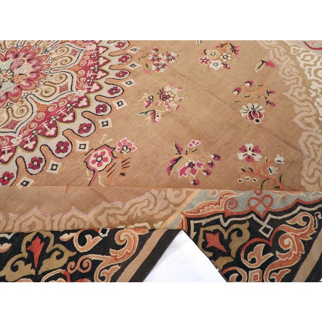 Galerie Shabab Collection Early 20th Century French Aubusson Flatweave Rug For Sale - Image 9 of 10