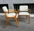 Set of Armchairs with Dark Wood Frame and White Bouclé Fabric, 2000s, in Very Good conditions. Designed from 2000