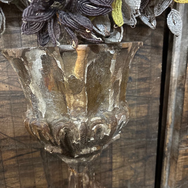 Wood French 1900’s Parisian Beaded Topiary For Sale - Image 7 of 9