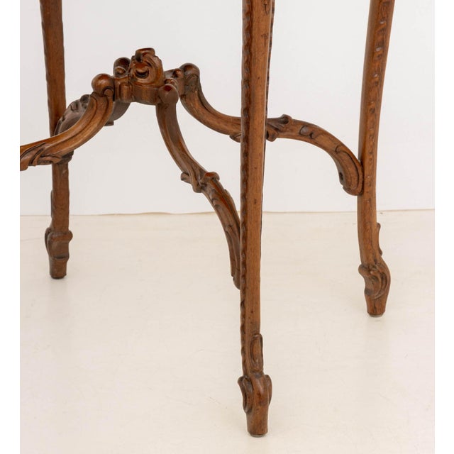 Louis XVI Style Octagonal Walnut Occasional Table For Sale In New York - Image 6 of 8