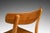 Brown Set of 6 Early Hans Wegner Ch23 Dining Chairs for Carl Hansen & Søn in Oak & Teak With New Leather Seats, Denmark, Circa 1950s For Sale - Image 8 of 12