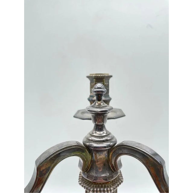 Silver Candlestick in Silver from Christofle For Sale - Image 8 of 13