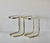 Milo Baughman Milo Baughman Style Brass Glass Cantilever Side Tables Vintage Mid-Century Modern-a Pair For Sale - Image 4 of 14