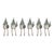 Celebrate the holiday season with this charming set of six Pine Tree Gnome Shelf Sitter Figurines! Designed to bring...