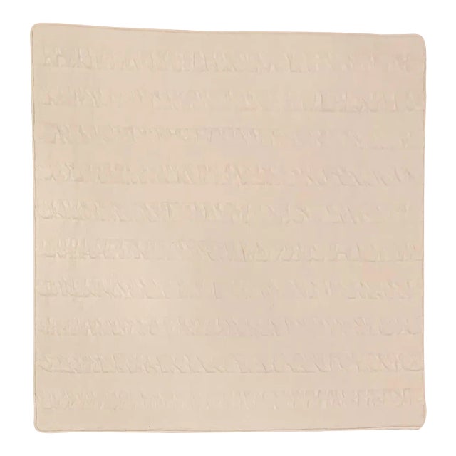 Vintage Handmade Embroidered Pillow Cover For Sale