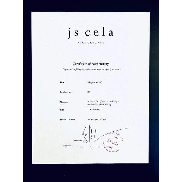 Magritte on 5th - New York City - (22 X 30 Framed) For Sale In New York - Image 6 of 7