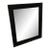 Large Dark Wood Beveled Mirror, Formerly Dresser-Mounted For Sale
